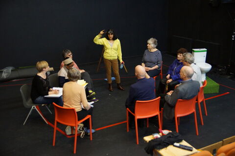 Photo of a workshop session