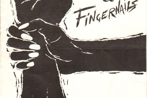Front cover of the programme for "Fists and Fingernails"