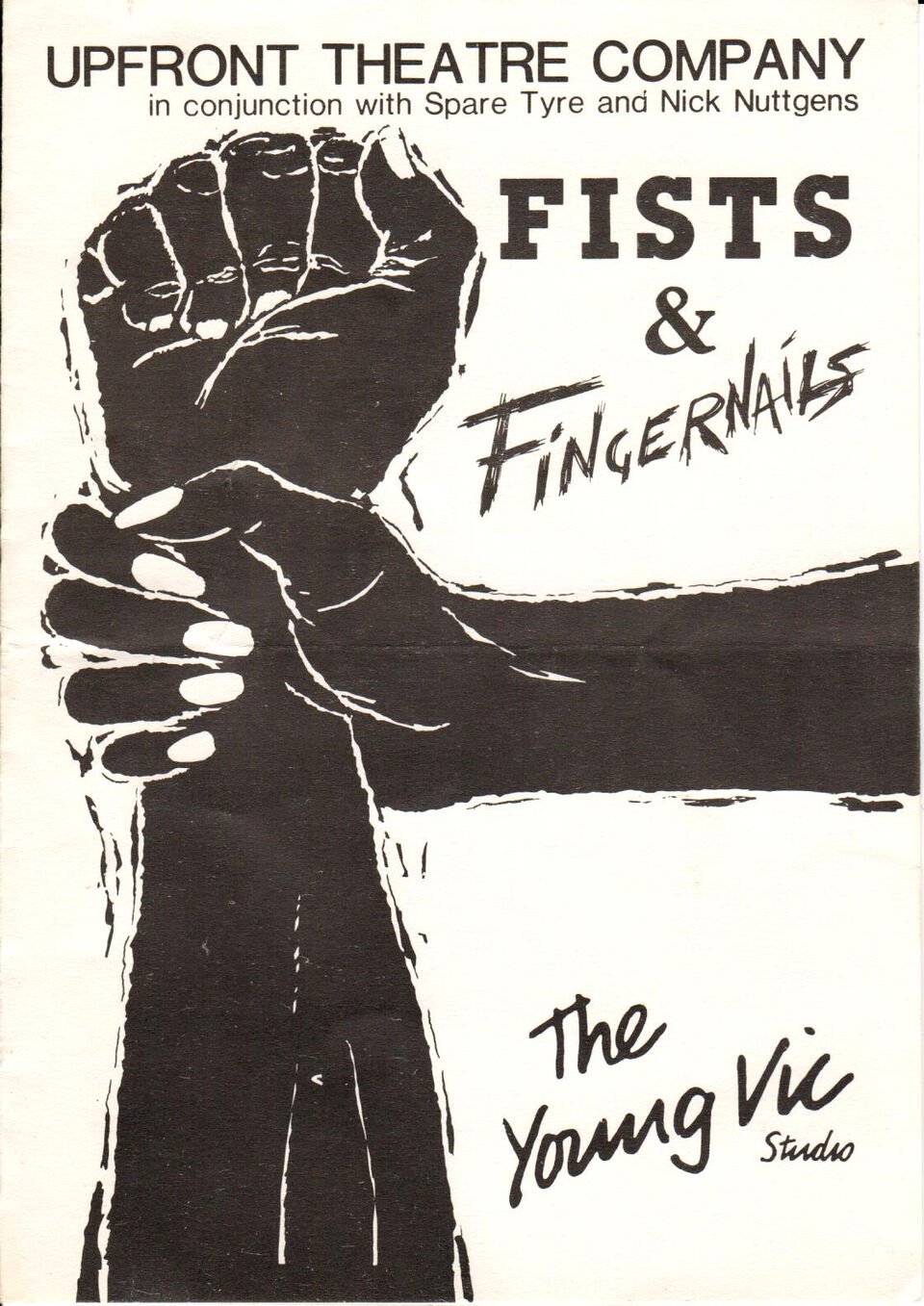 Front cover of the programme for "Fists and Fingernails"