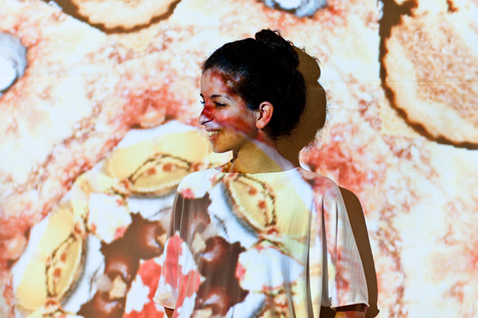 Photo of a performer during a performance of "Once Upon a Time"