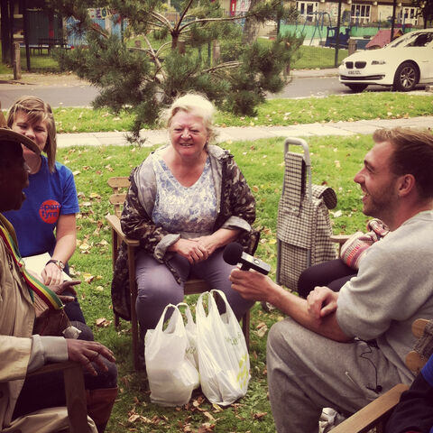 Spare Tyre participants with Roehampton residents