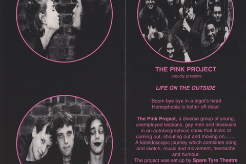 Flyer for "Life on the Outside" and "The Pink Project"