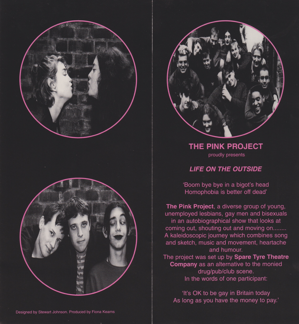 Flyer for "Life on the Outside" and "The Pink Project"